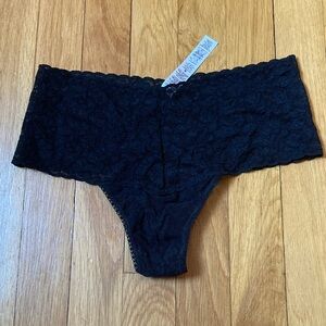 Hanky Panky Black Lace Boycut Panties